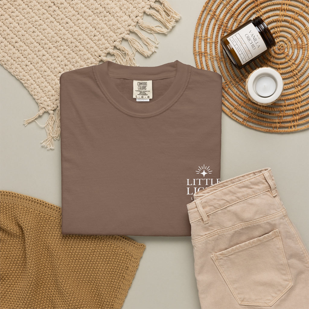 Isaiah 40:8 Floral Comfort Colors® T-Shirt | Soft-Washed Christian Tee
