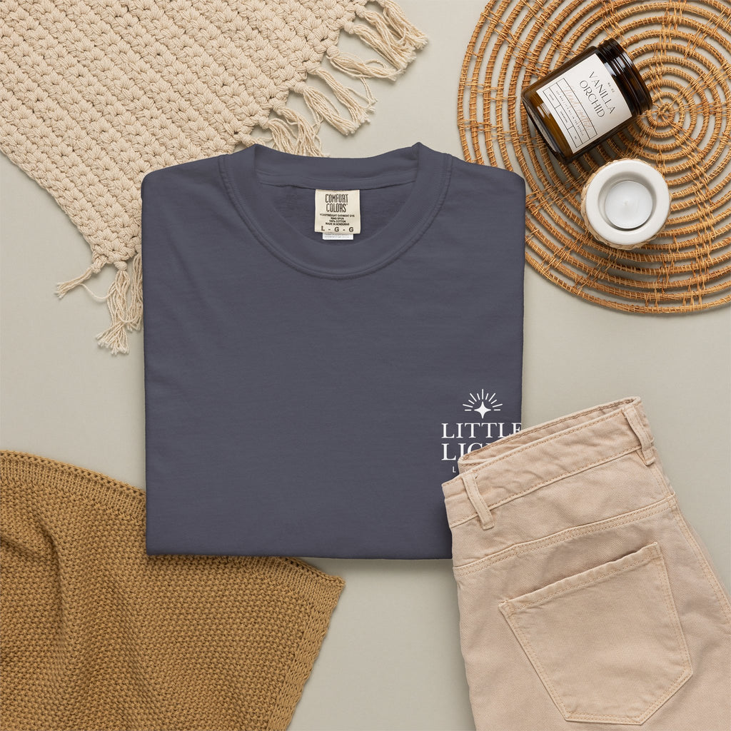 Isaiah 40:8 Floral Comfort Colors® T-Shirt | Soft-Washed Christian Tee