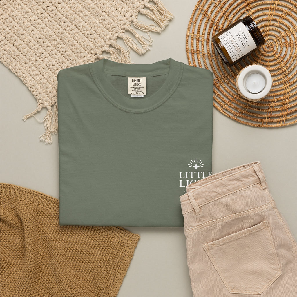 Isaiah 40:8 Floral Comfort Colors® T-Shirt | Soft-Washed Christian Tee