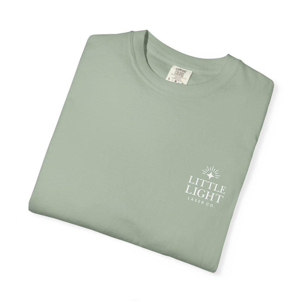 Isaiah 40:8 Floral Comfort Colors® T-Shirt | Soft-Washed Christian Tee
