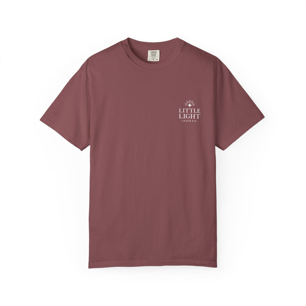 Isaiah 40:8 Floral Comfort Colors® T-Shirt | Soft-Washed Christian Tee