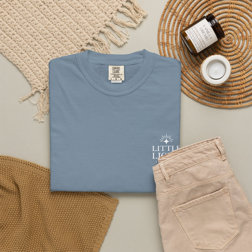 Isaiah 40:8 Floral Comfort Colors® T-Shirt | Soft-Washed Christian Tee