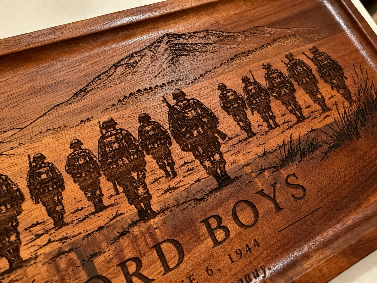 The Bedford Boys Memorial Tray | Bedford, Virginia