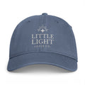 Little Light Coastal Washed Cap – Distressed Beach Logo Baseball Hat