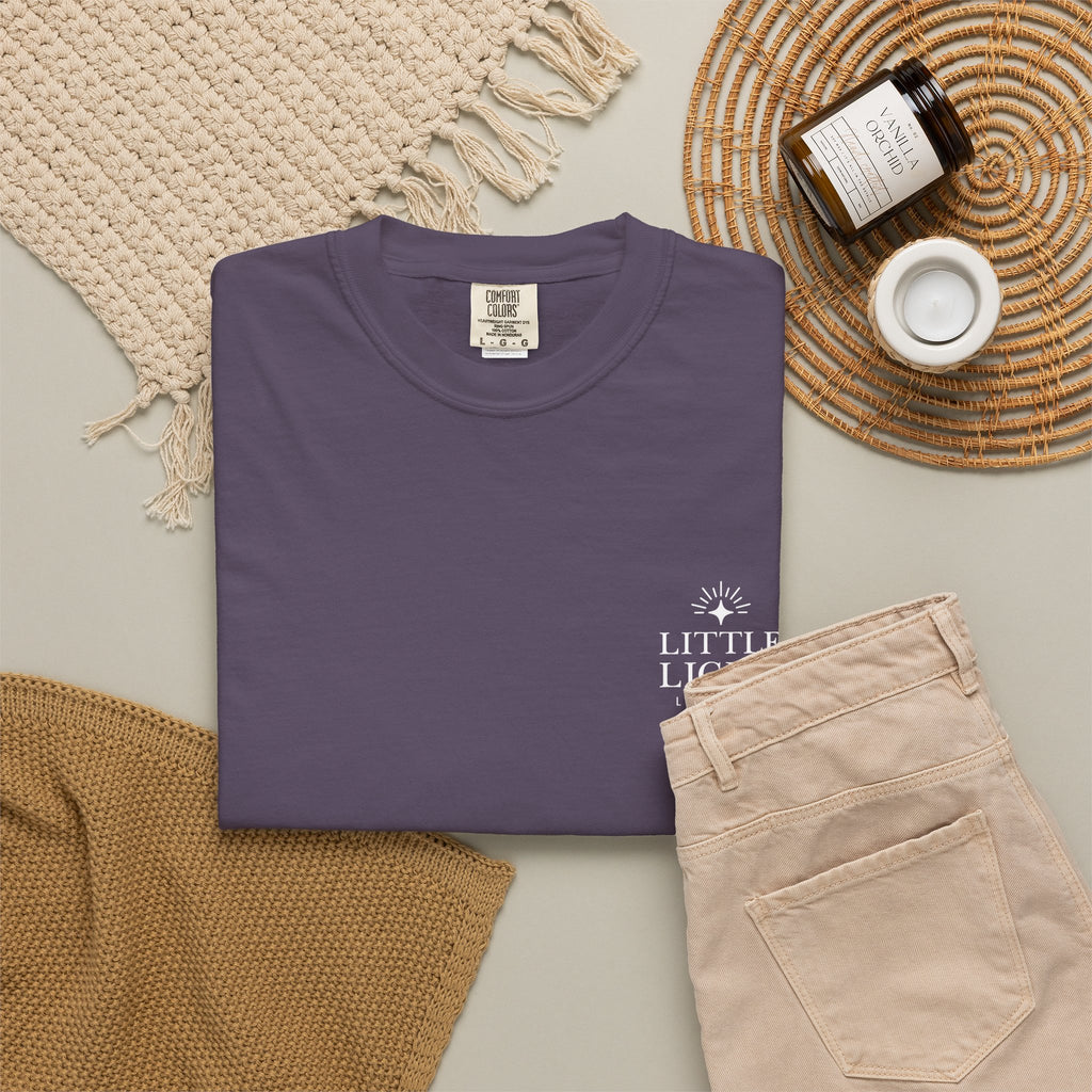 Isaiah 40:8 Floral Comfort Colors® T-Shirt | Soft-Washed Christian Tee