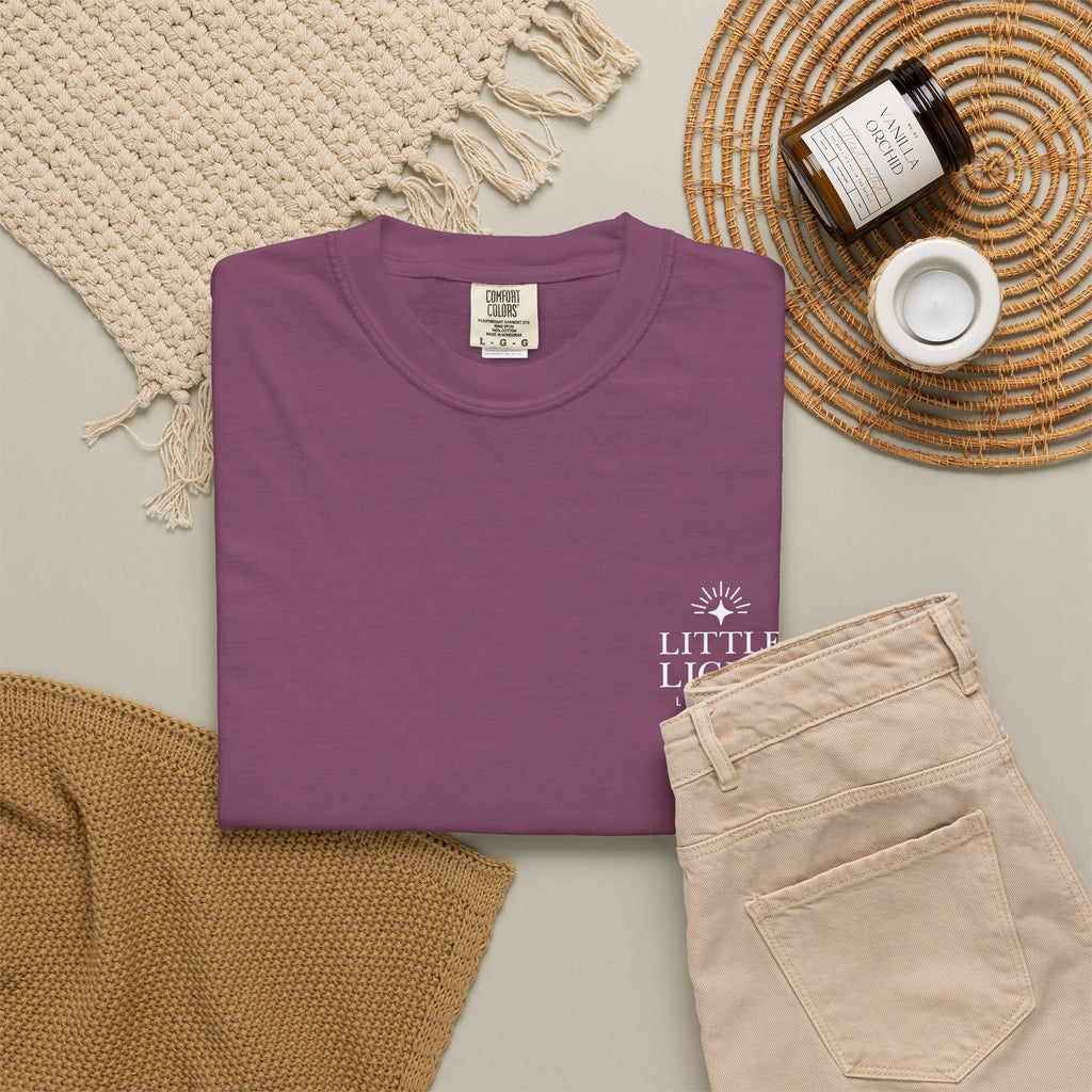 Isaiah 40:8 Floral Comfort Colors® T-Shirt | Soft-Washed Christian Tee