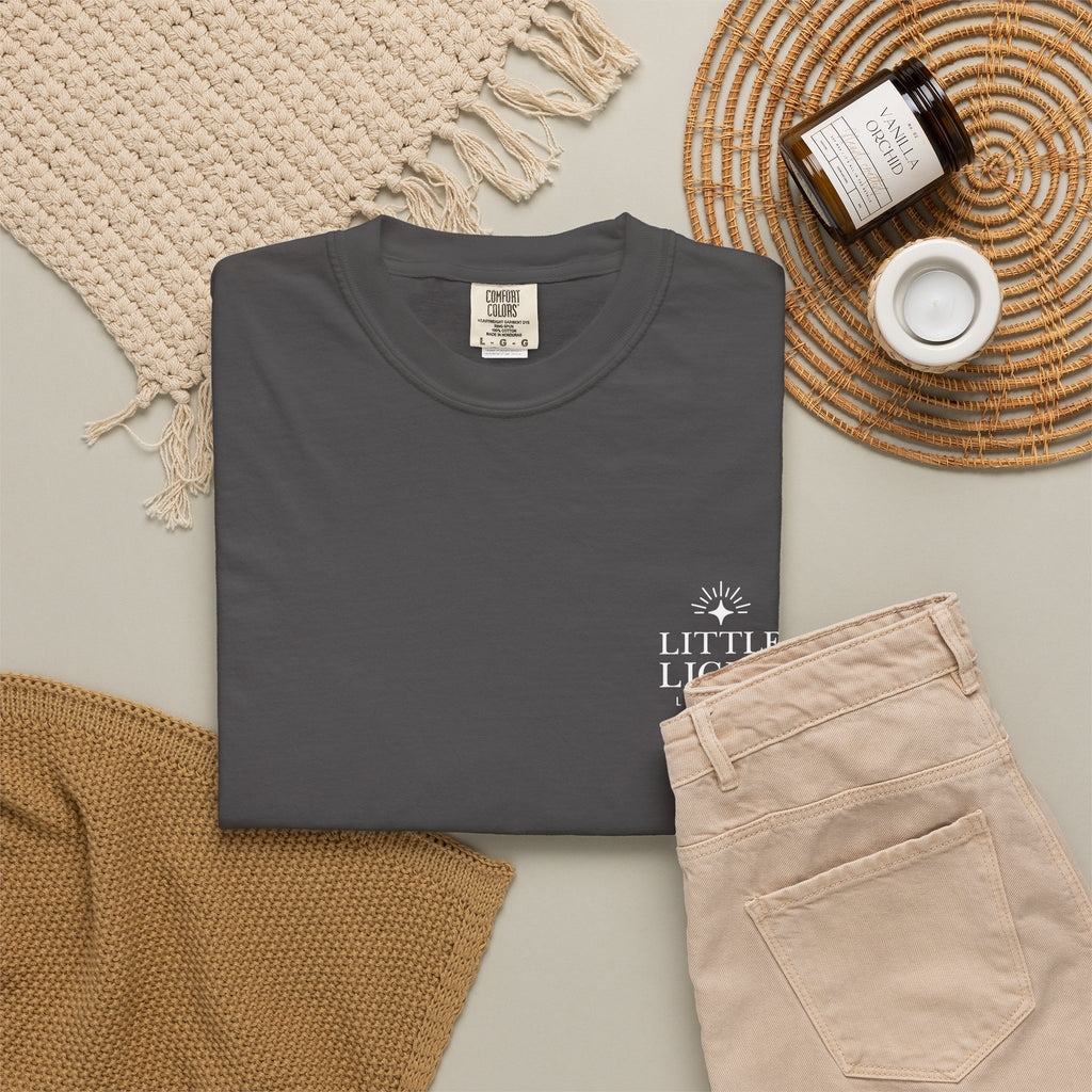 Isaiah 40:8 Floral Comfort Colors® T-Shirt | Soft-Washed Christian Tee
